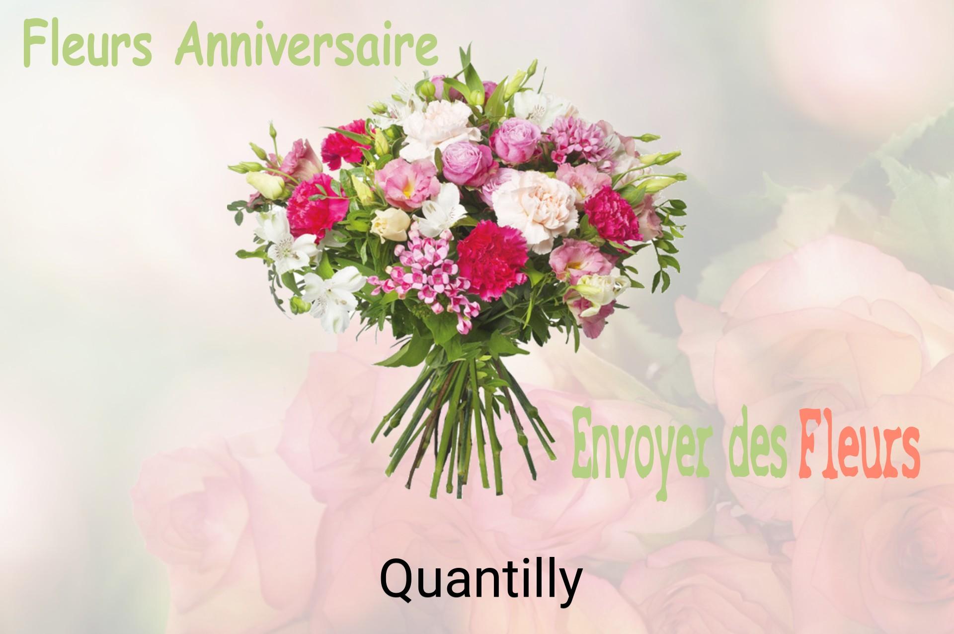 Bouquet de fleurs d’anniversaire livré à Quantilly